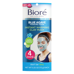 Biore Masque Detox bleu agave texture chantilly purifiante et rafraîchissante