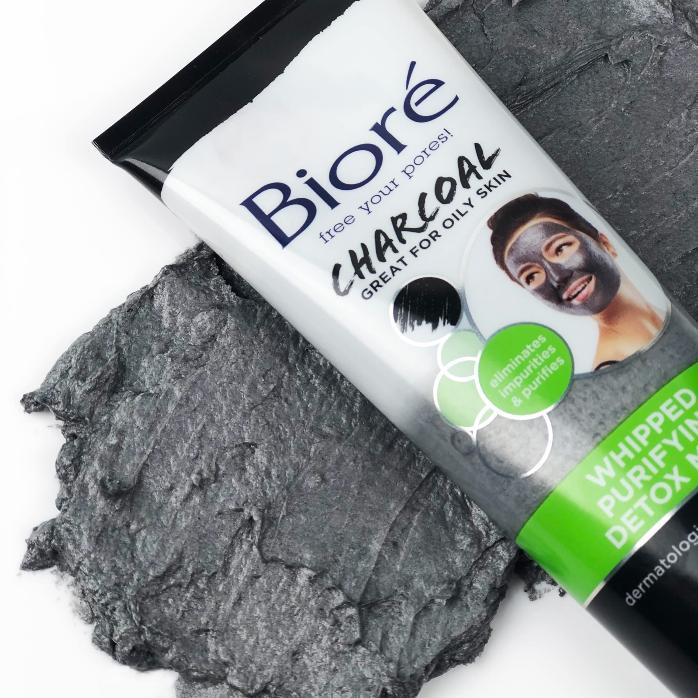 Masque Bioré sans huile et non comédogène pour peaux sensibles.