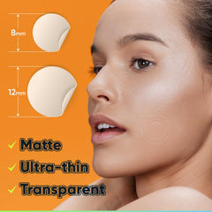 Patch BIORICA 12 mm en place, solution rapide pour imperfections.