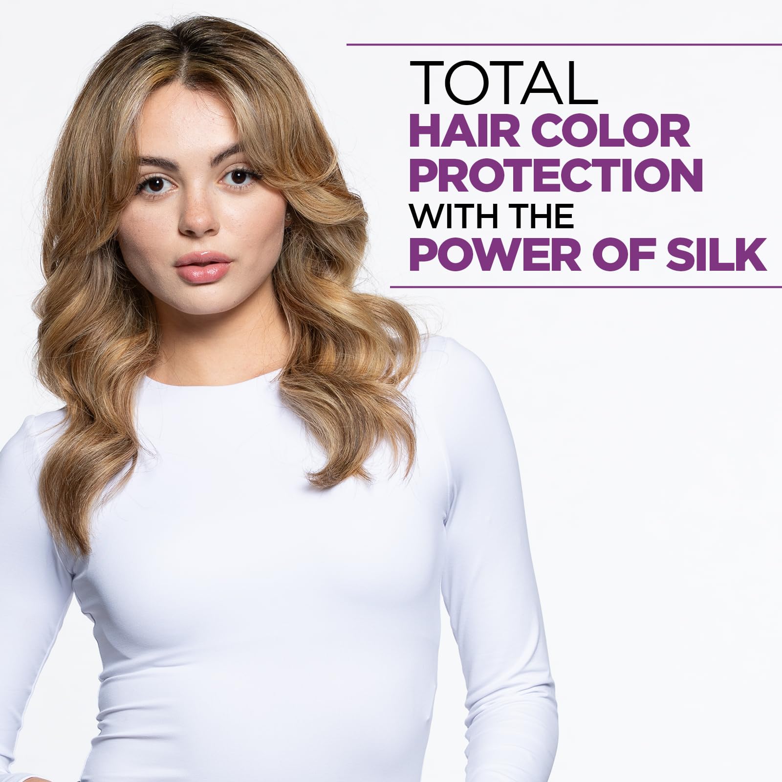Texture crèmeuse du BioSilk Color Therapy Cool Blonde, application douce sur cheveux blonds