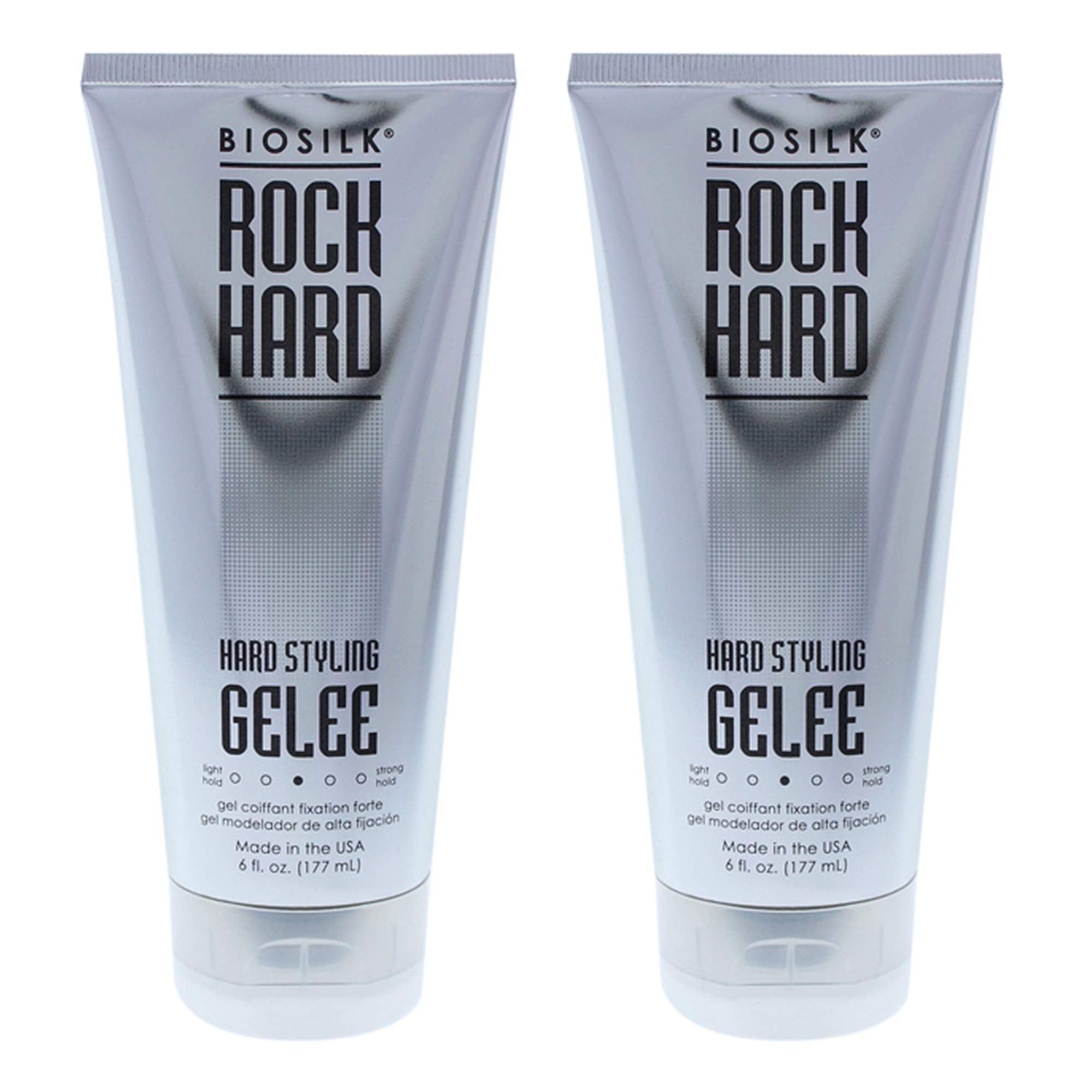 BioSilk Gel coiffant ferme, unisexe, offrant une tenue durable.