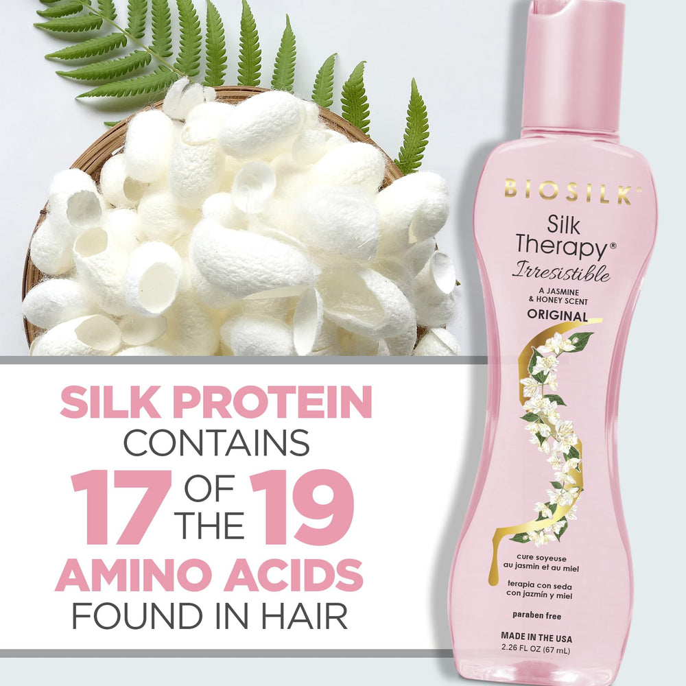 BioSilk Silk Therapy Irresistible – emballage clair et éthique.