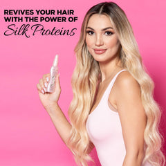 BioSilk Irresistible Silk Therapy, brillance éclatante des cheveux après l'application