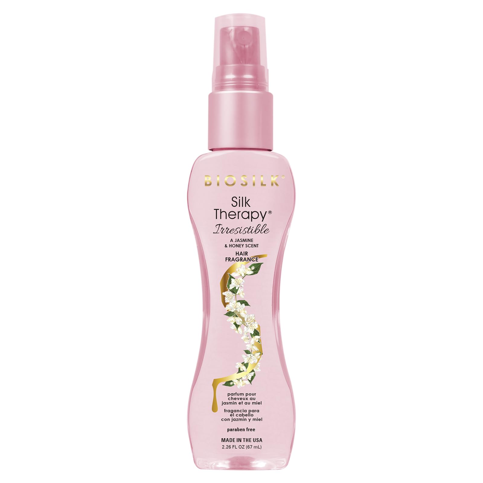 BioSilk Irresistible Silk Therapy, parfum-cheveux en flacon, pour une fragrance durable et hydratante
