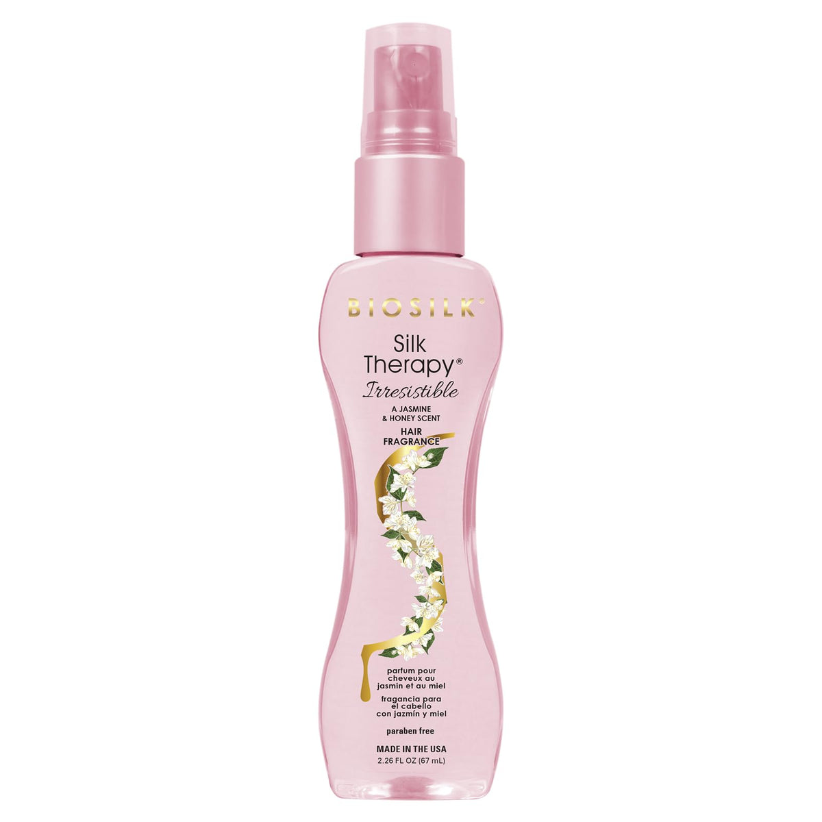 BioSilk Irresistible Silk Therapy, parfum-cheveux en flacon, pour une fragrance durable et hydratante