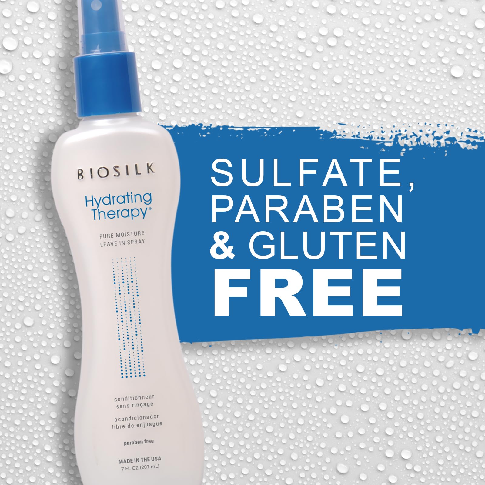 BioSilk protection-uv-stress: protège les cheveux des UV et du stress environnemental.