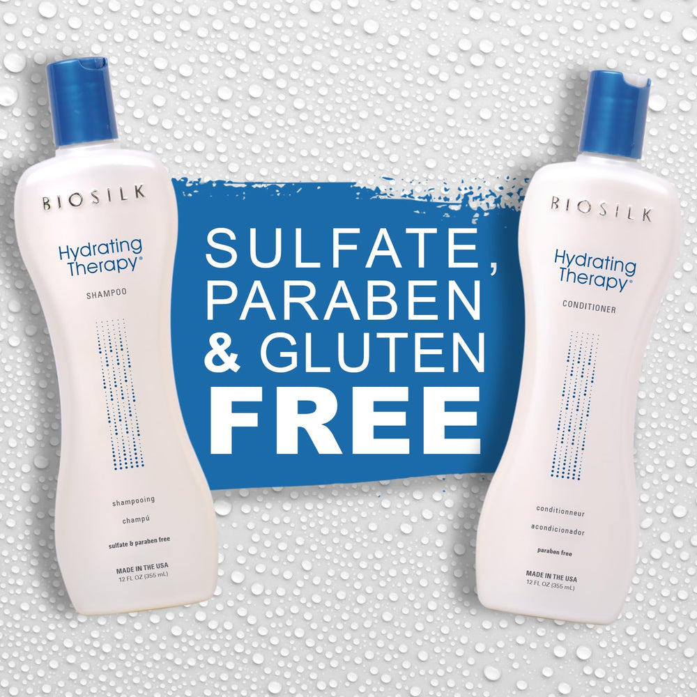 Quinoa and silk visuals illustrating moisture retention in BioSilk Hydrating Therapy