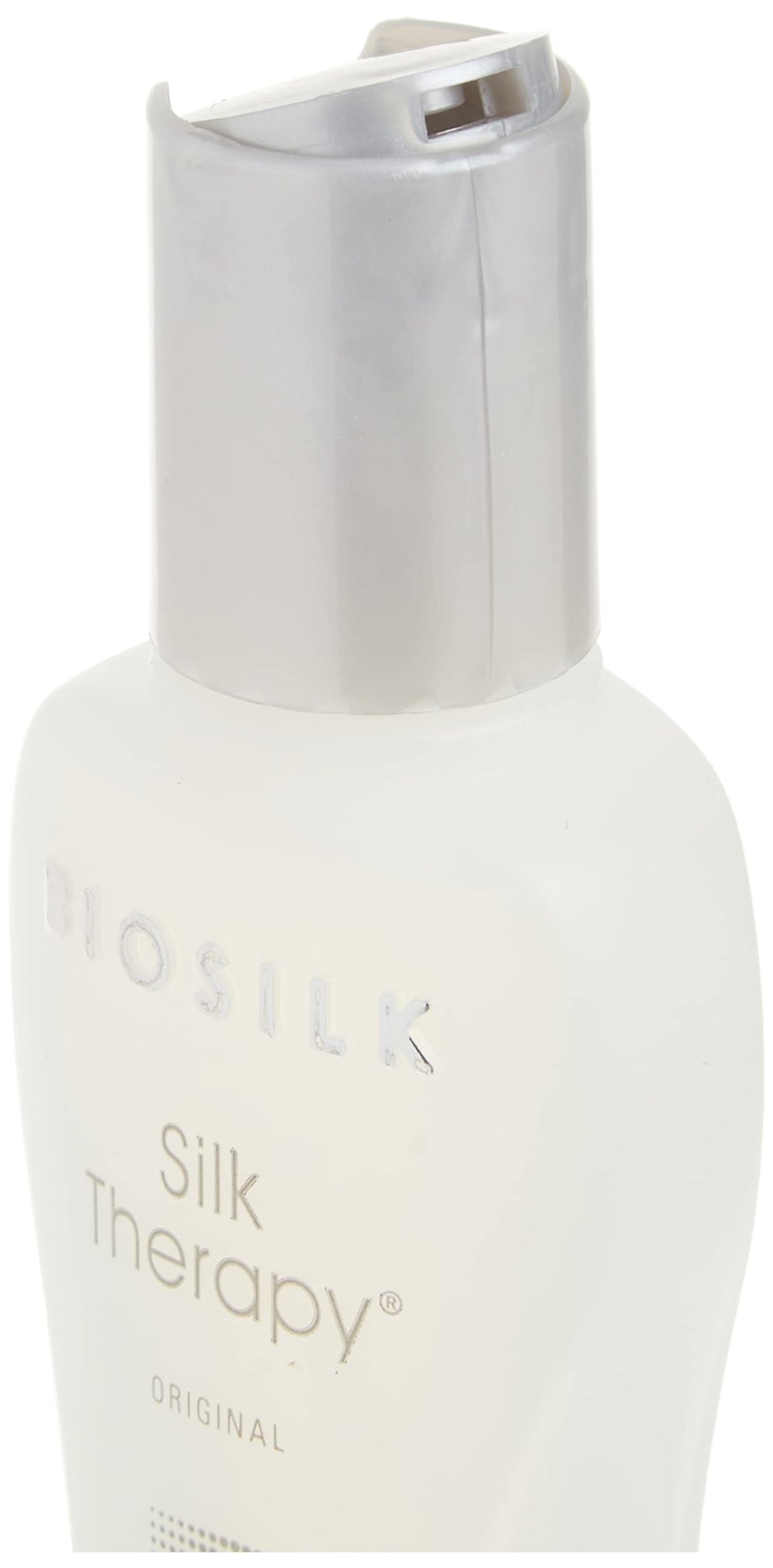 BioSilk Silk Therapy Cure on wet hair for protection.