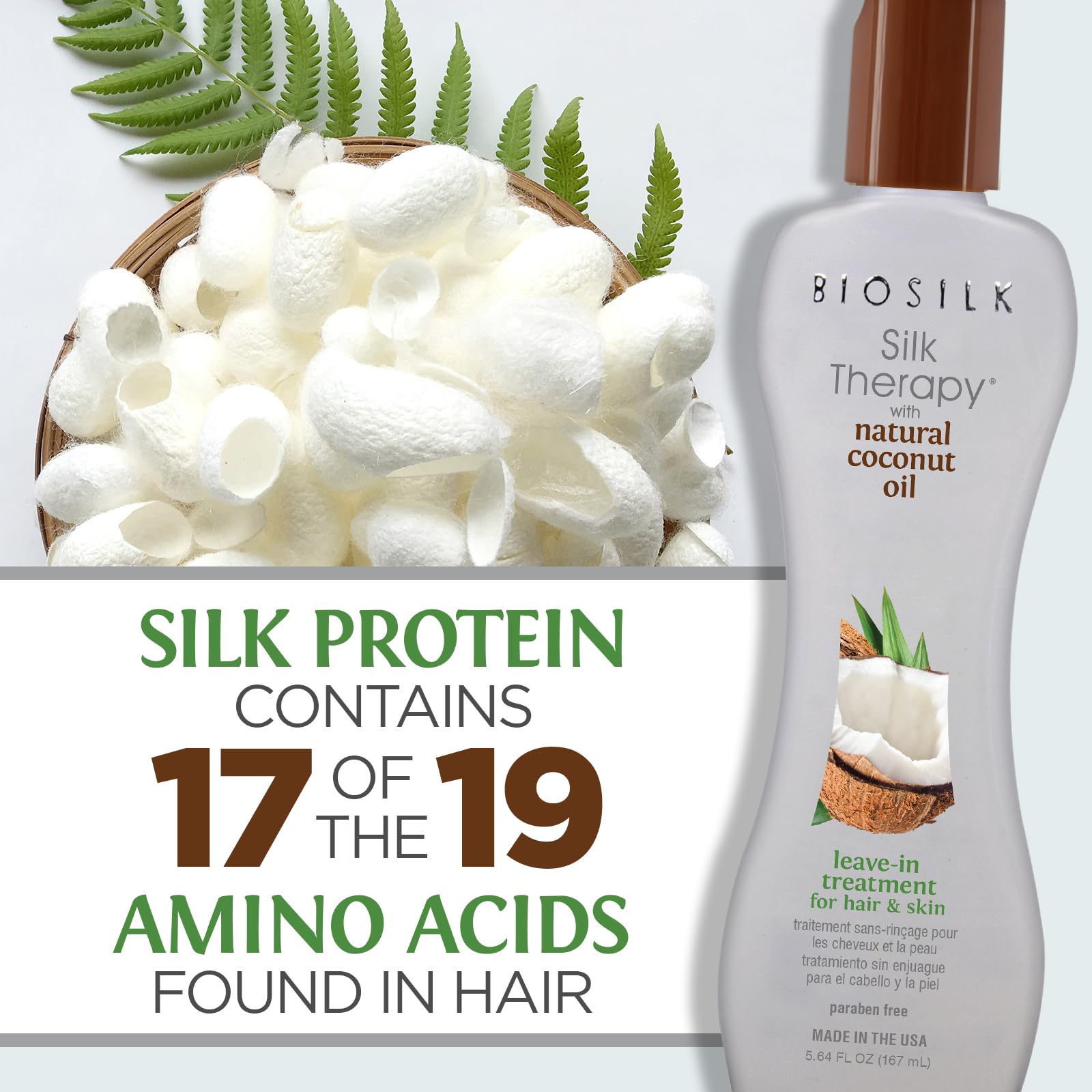 BioSilk Silk Therapy : emballage élégant et soin sans sulfates, non testé sur animaux