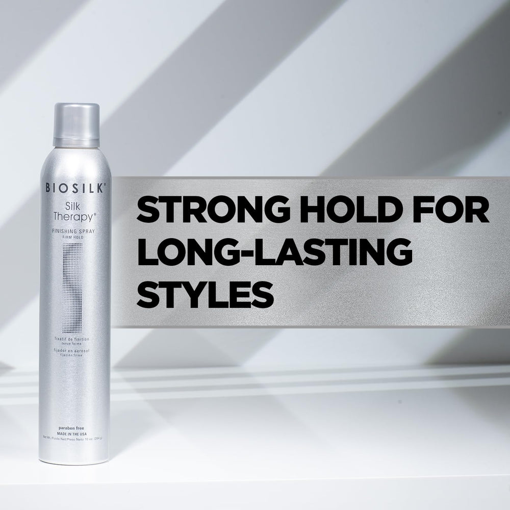 BioSilk Silk Therapy Finishing Spray prise en main facile et coiffage maitrise