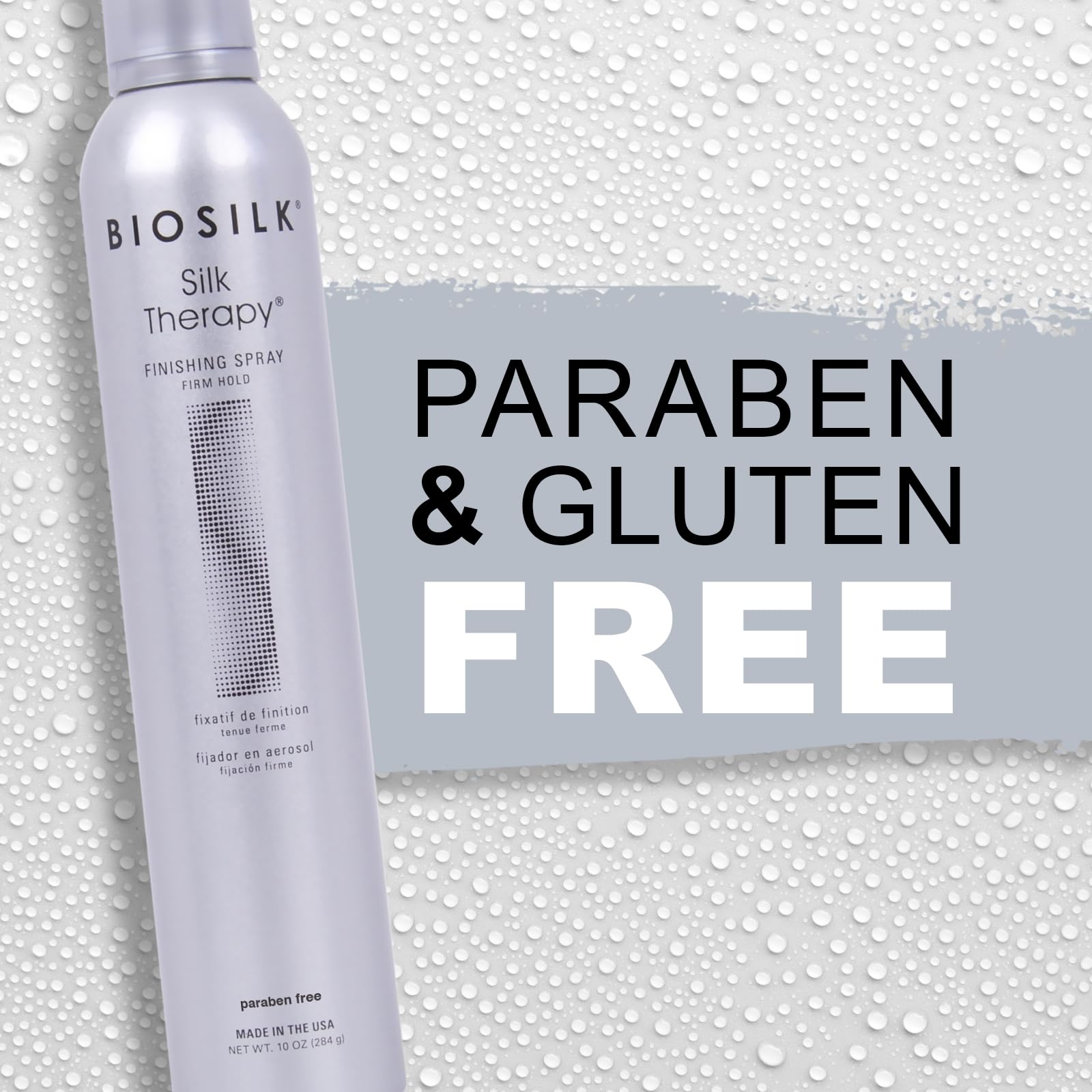 BioSilk Silk Therapy Finishing Spray sechage rapide sans residu