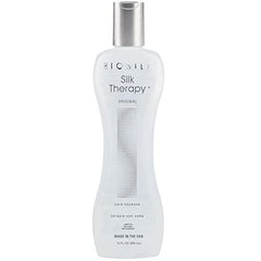 BioSilk Silk Therapy Original, application sur cheveux pour soin sans rinçage.