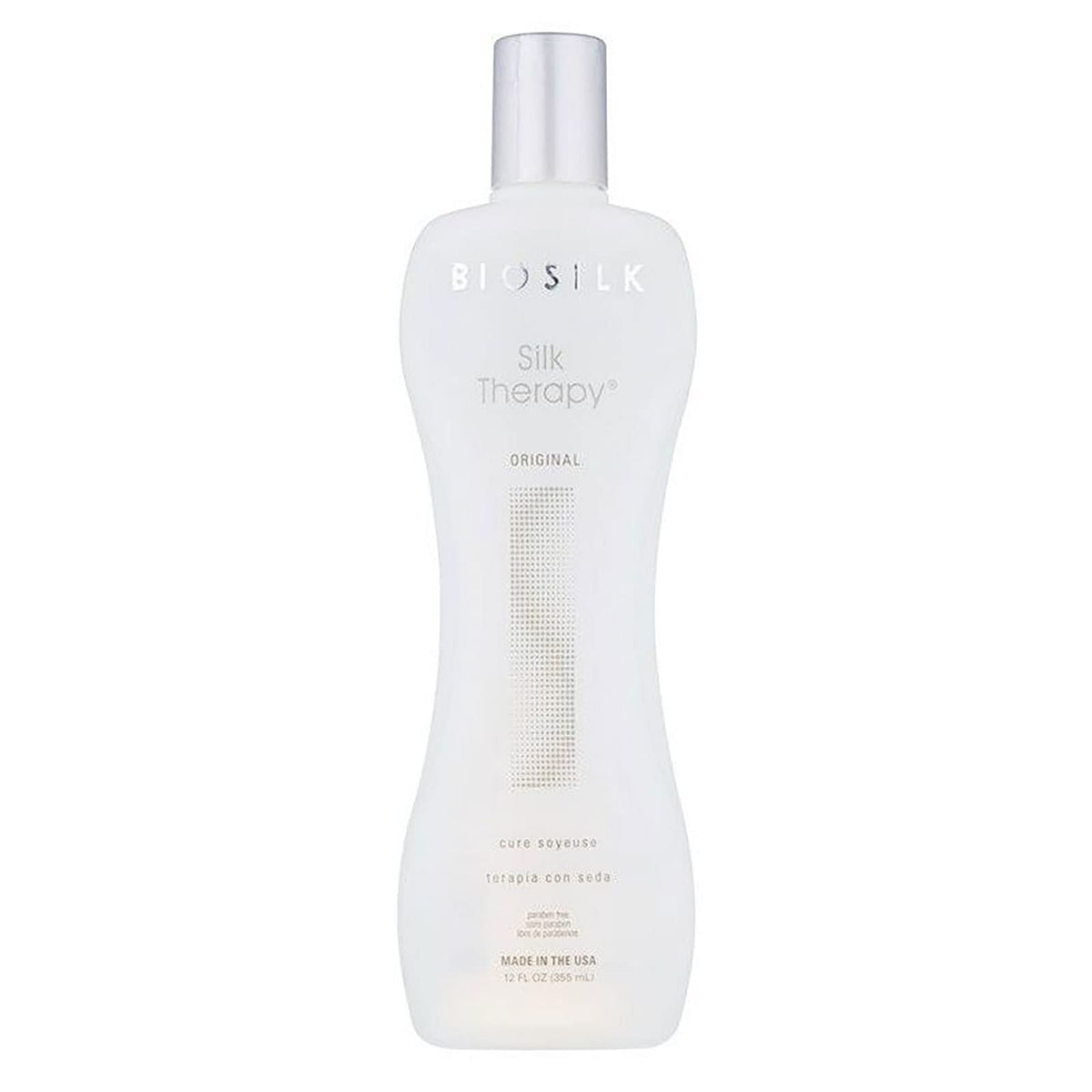 BioSilk Silk Therapy Serum, bouteille de sérum, pour une brillance et douceur potentielles.