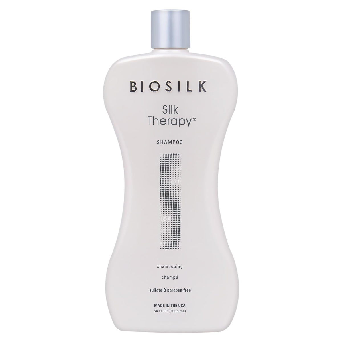 BioSilk Silk Therapy Shampoo bouteille – douceur et brillance pour tous types de cheveux