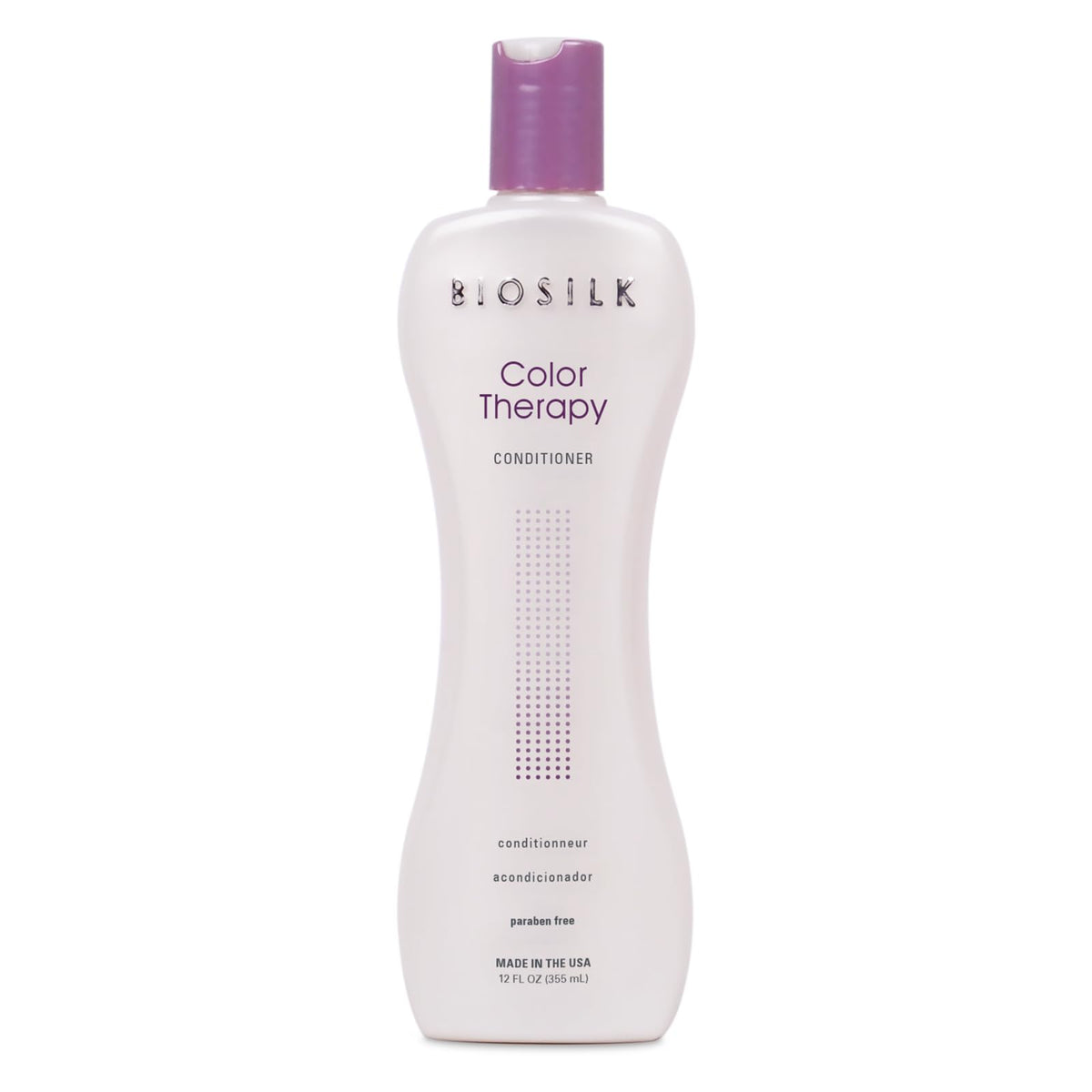 BioSilk Thérapie Couleur Conditionneur – bouteille, protège la couleur et apporte douceur.