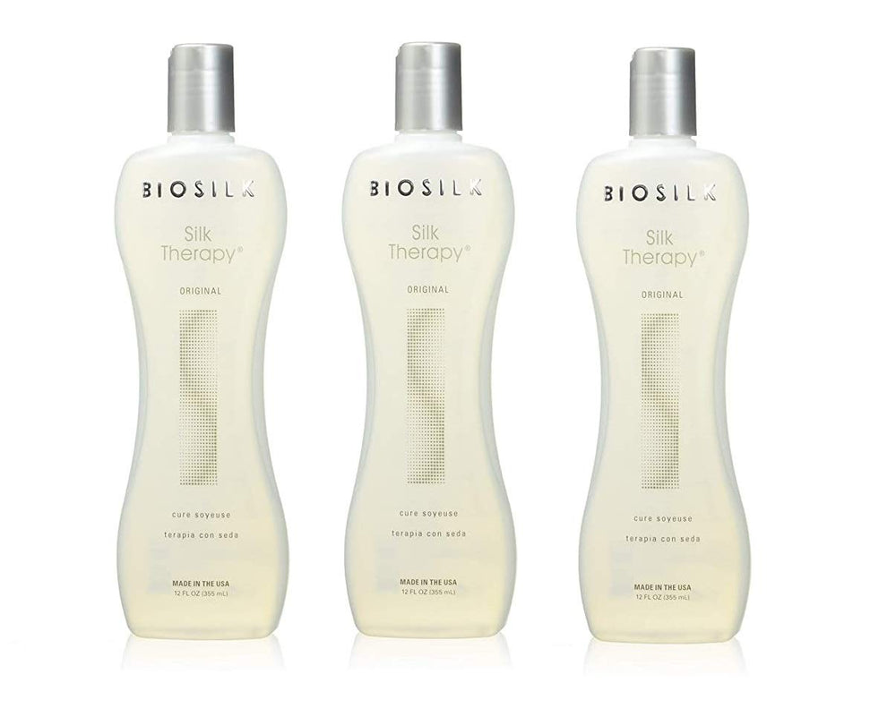 BioSilk Traitement à la Soie – bouteille 355 ml, soin capillaire nourrissant et lissant.