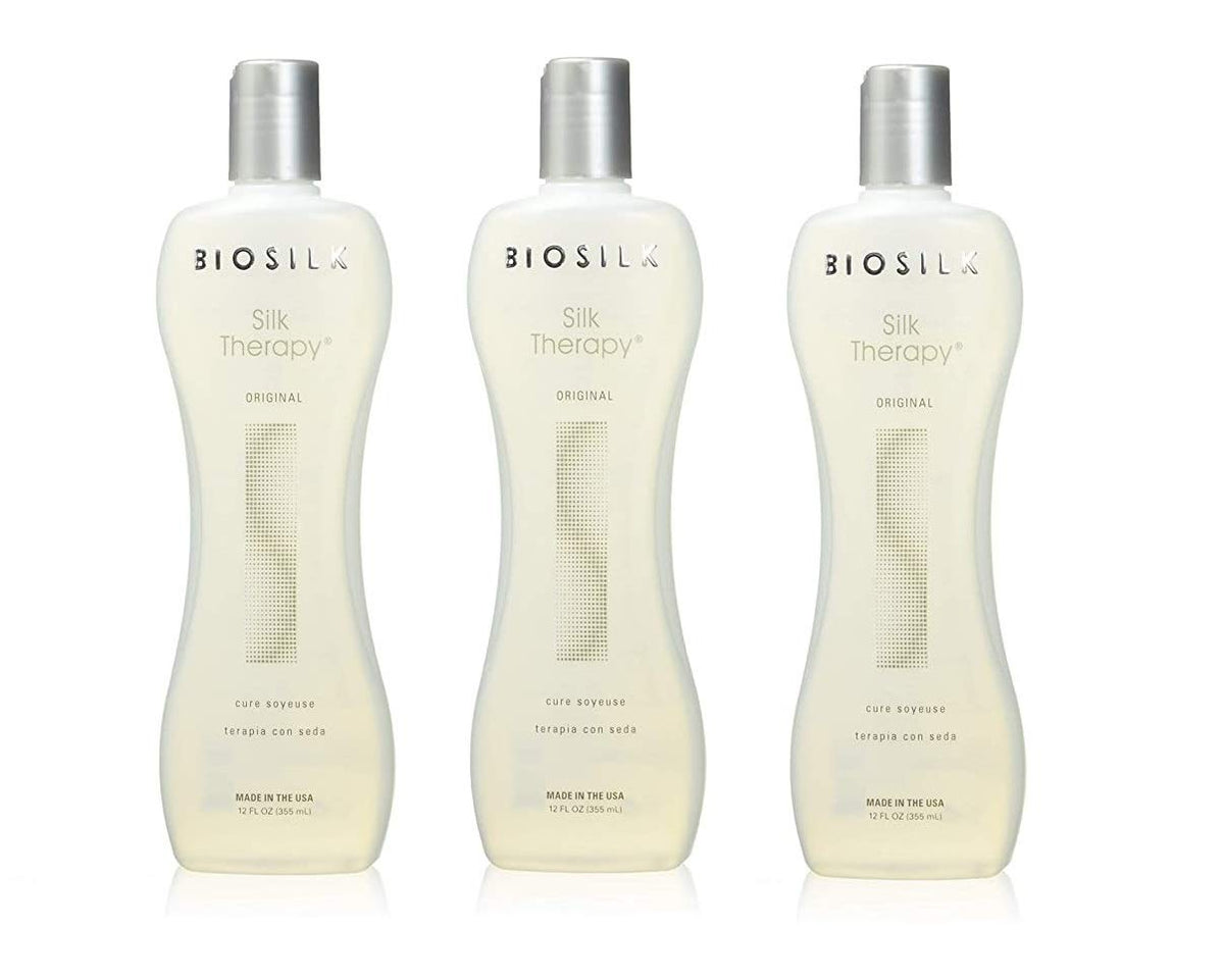 BioSilk Traitement à la Soie – bouteille 355 ml, soin capillaire nourrissant et lissant.