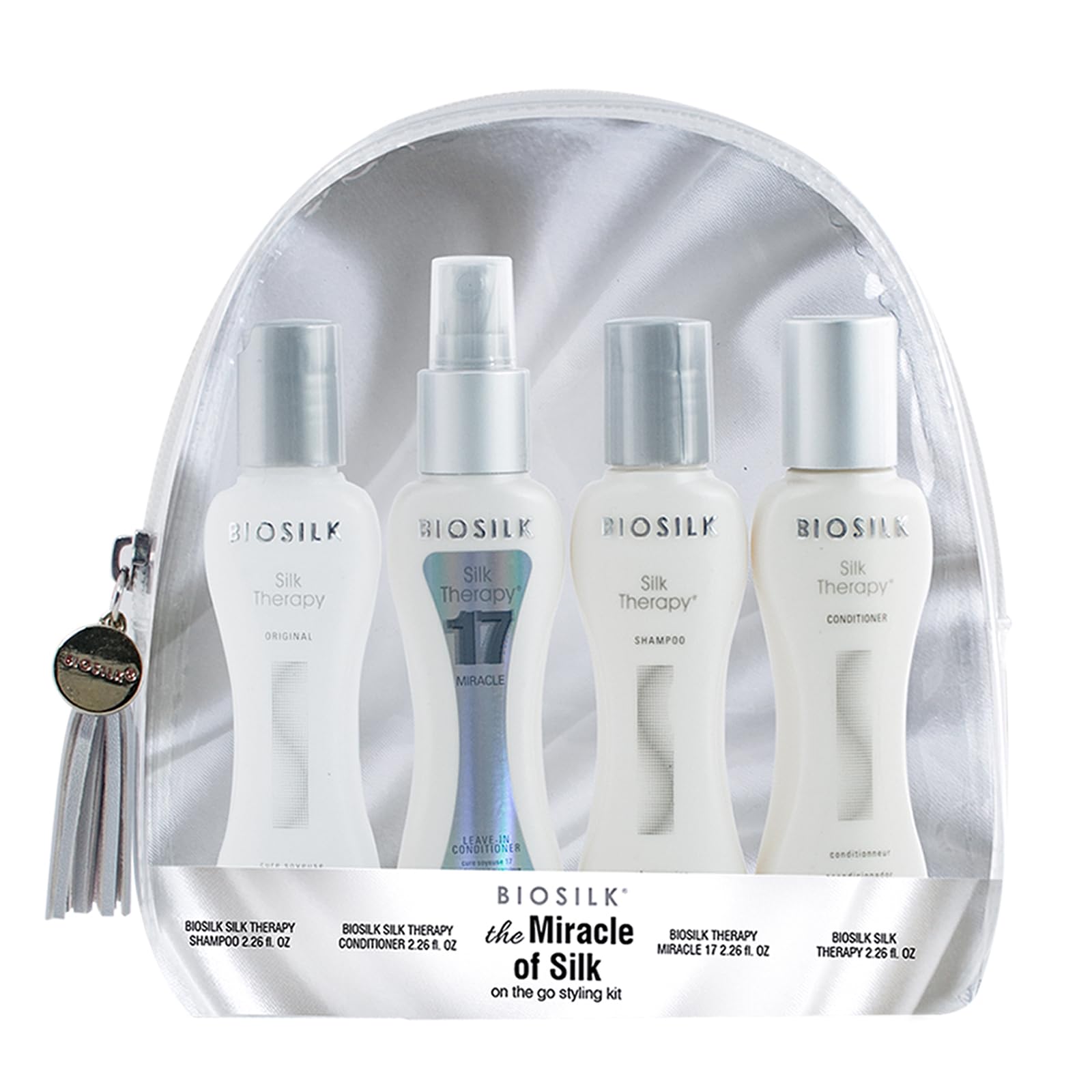 BioSilk Silk Therapy Original, flacon, brillance et douceur pour cheveux.