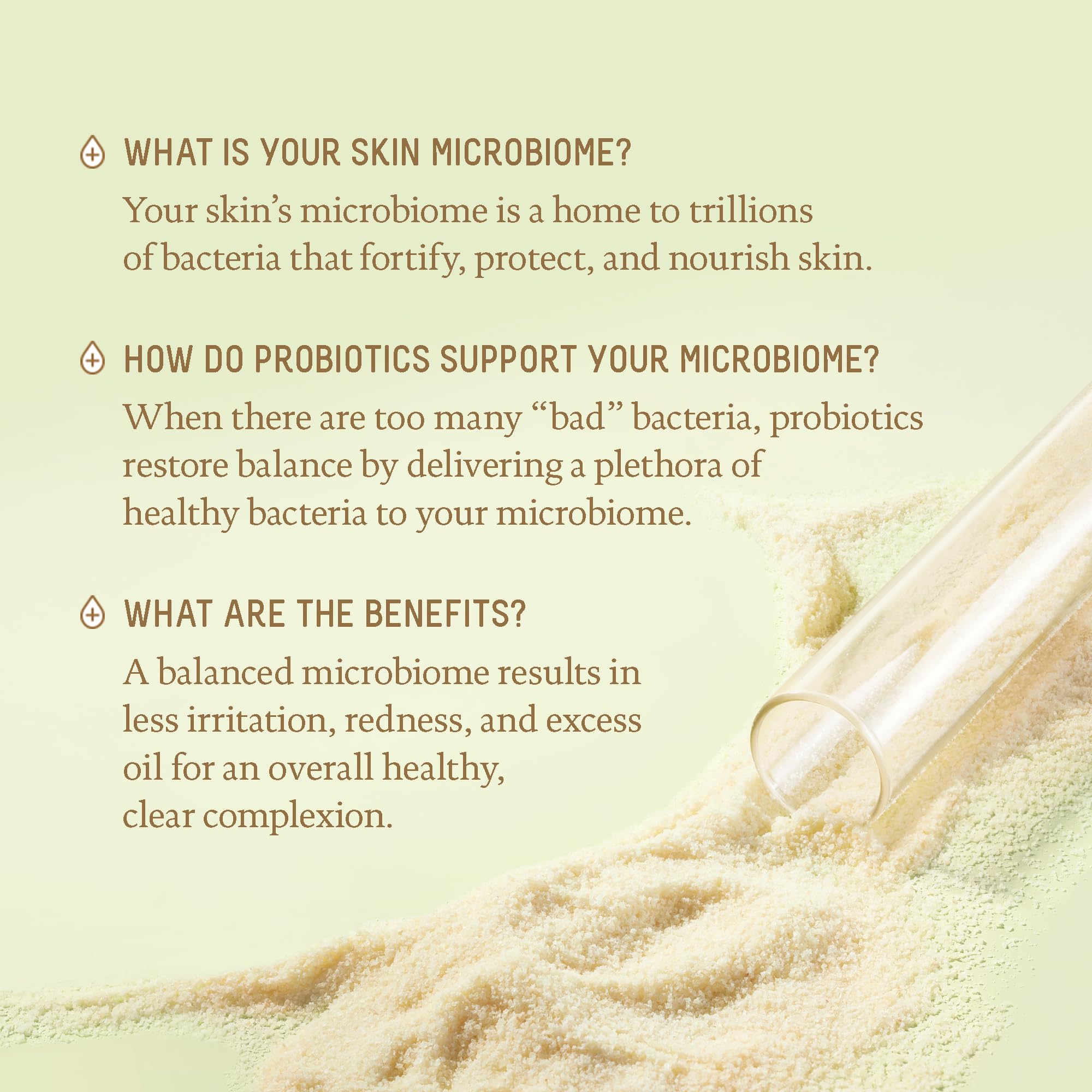 Biossance Application Quotidienne Probiotiques Visage: douceur et hydratation ciblées.