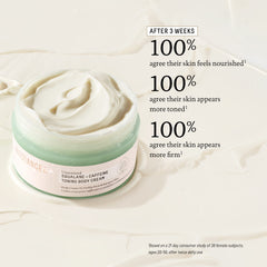 BIOSSANCE Crème tonifiante – application ciblée sur les cuisses, fermeté potentielle.