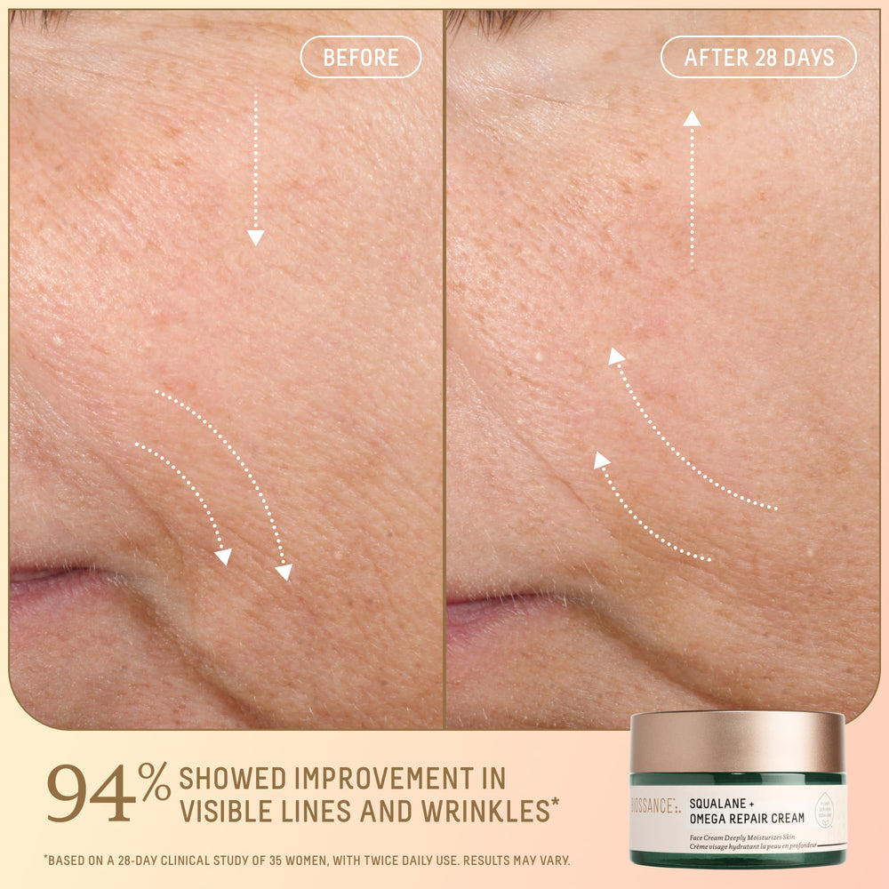 BIOSSANCE huile rose: texture onctueuse et hydratation rapide.
