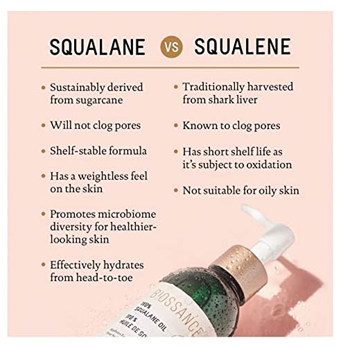 BIOSSANCE huile squalane végétale – qualité constante pour peau sensible.
