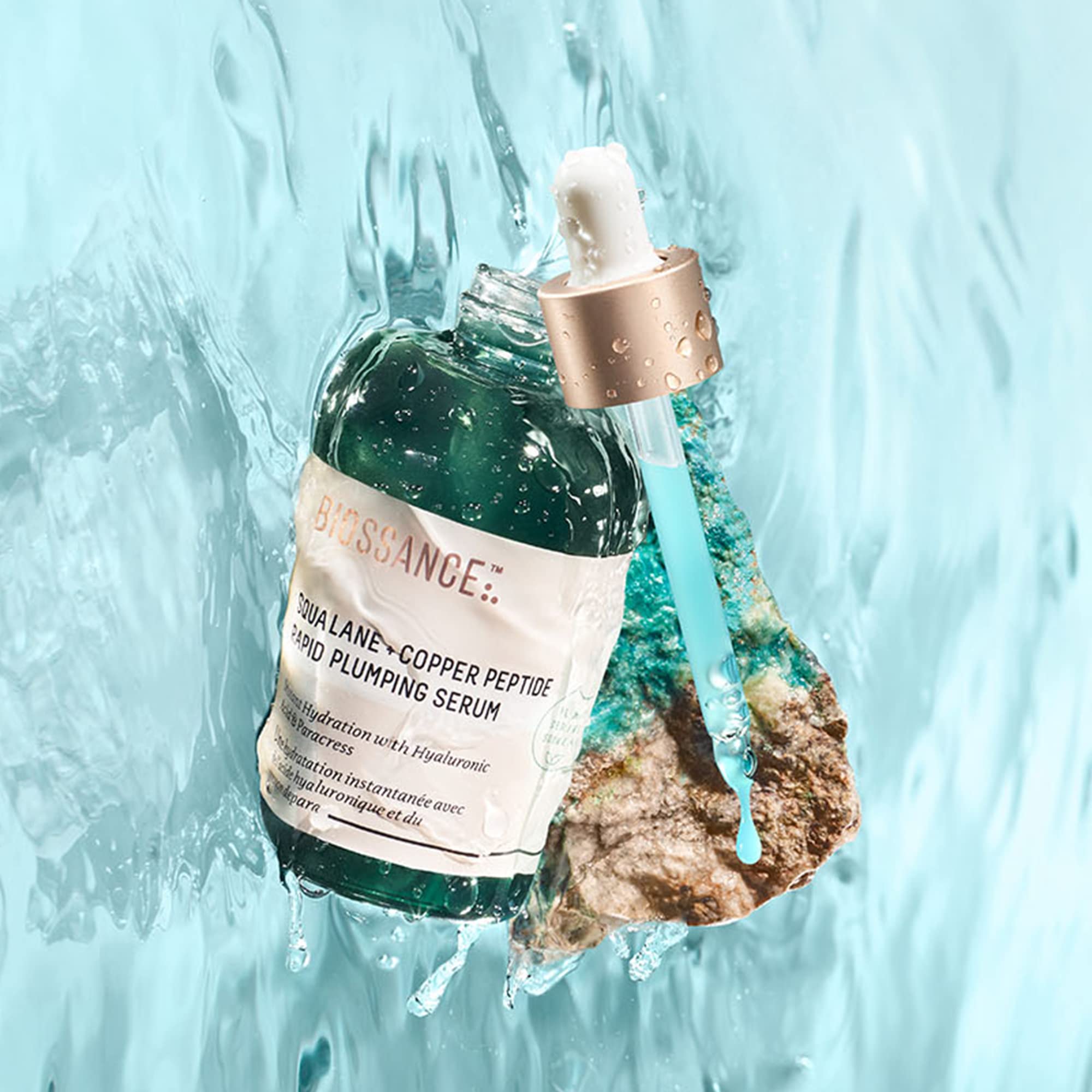 BIOSSANCE – formule végane adaptée à tous les types de peau et respectueuse des animaux.
