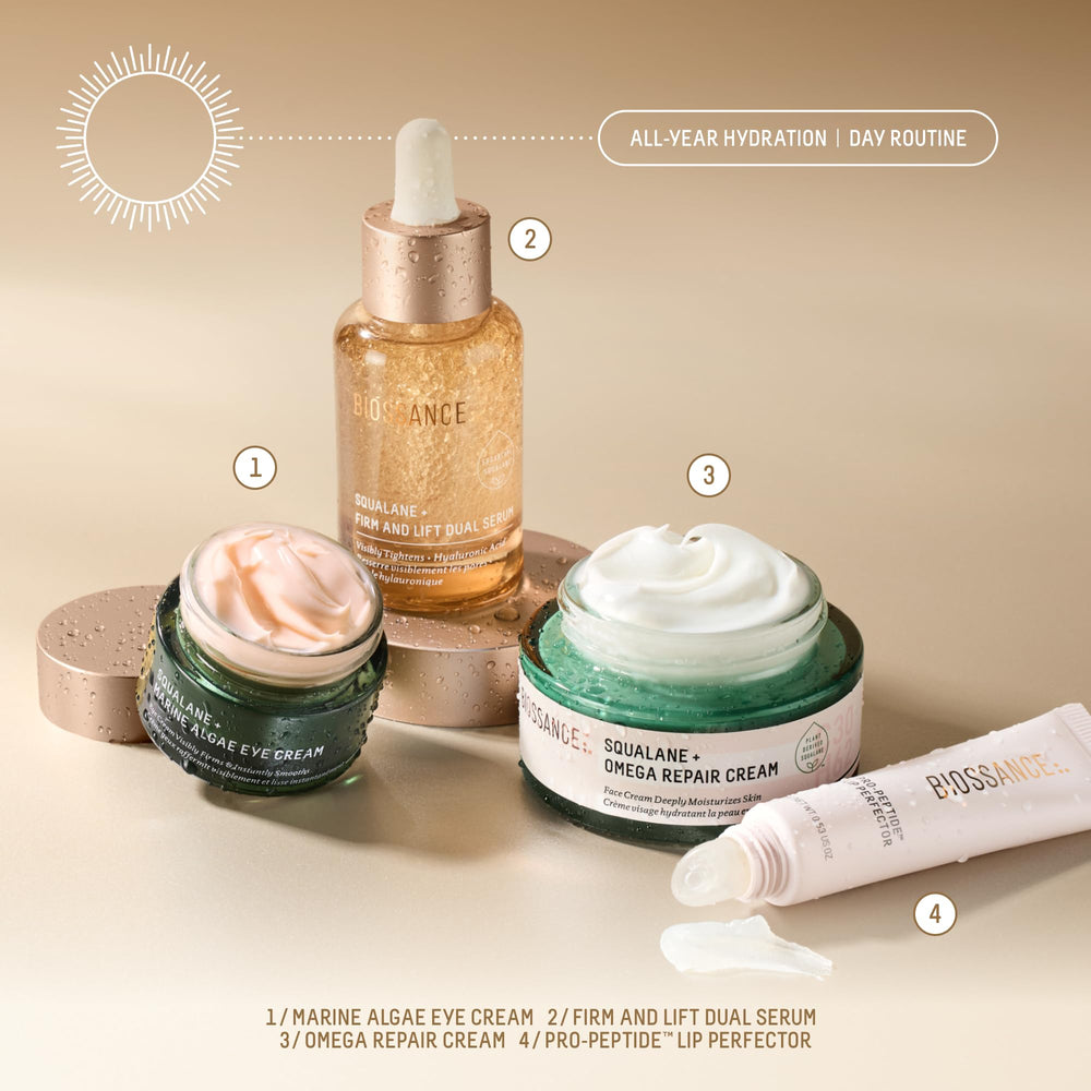 Hydralift Complex dans Biossance, actifs renforcés pour une absorption optimale.