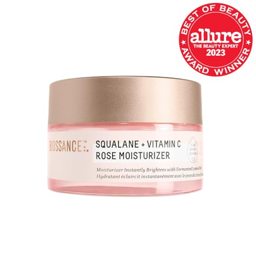 BIOSSANCE Squalane + Vitamin C Rose pot crème visage, texture nourrissante