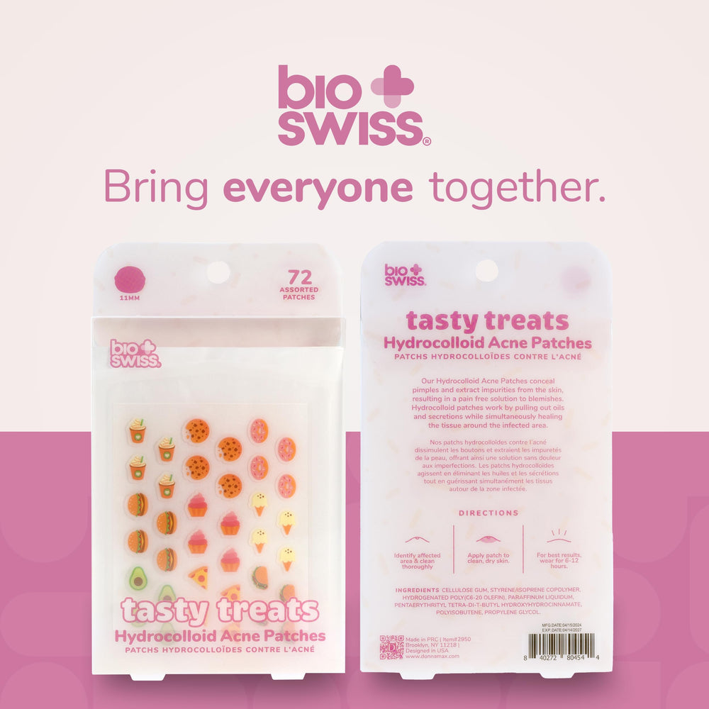 Patch BioSwiss Délices hamburger : couvrance fiable pour une peau plus nette.