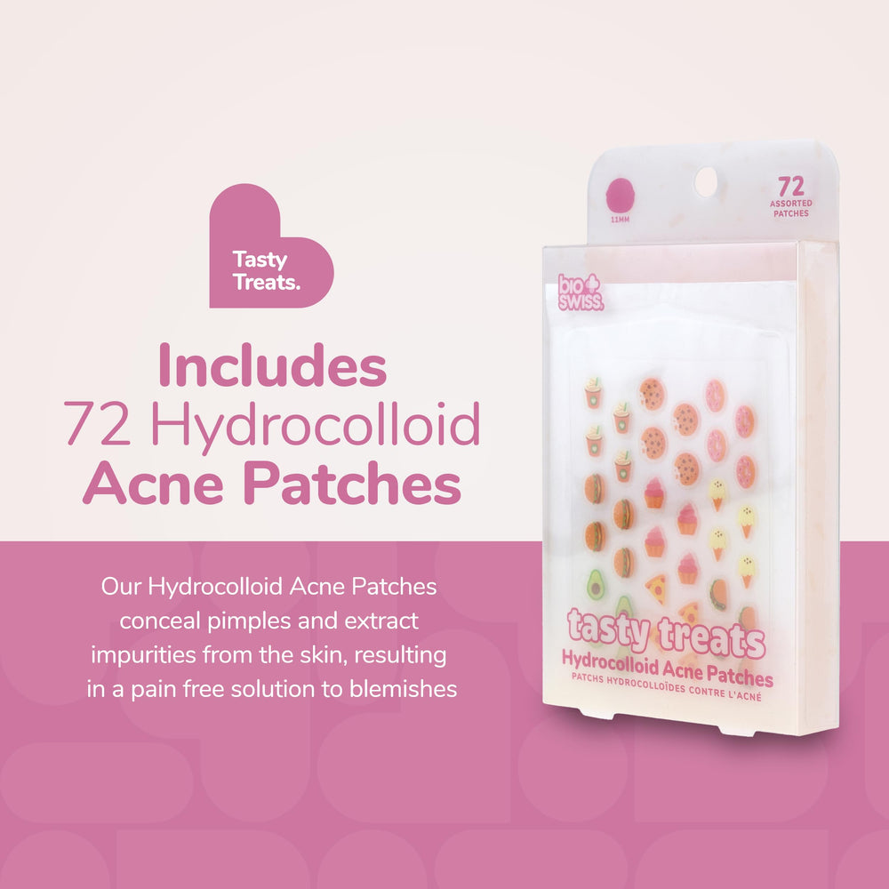 Patch BioSwiss Délices pizza : couvre et apaise les imperfections avec style.
