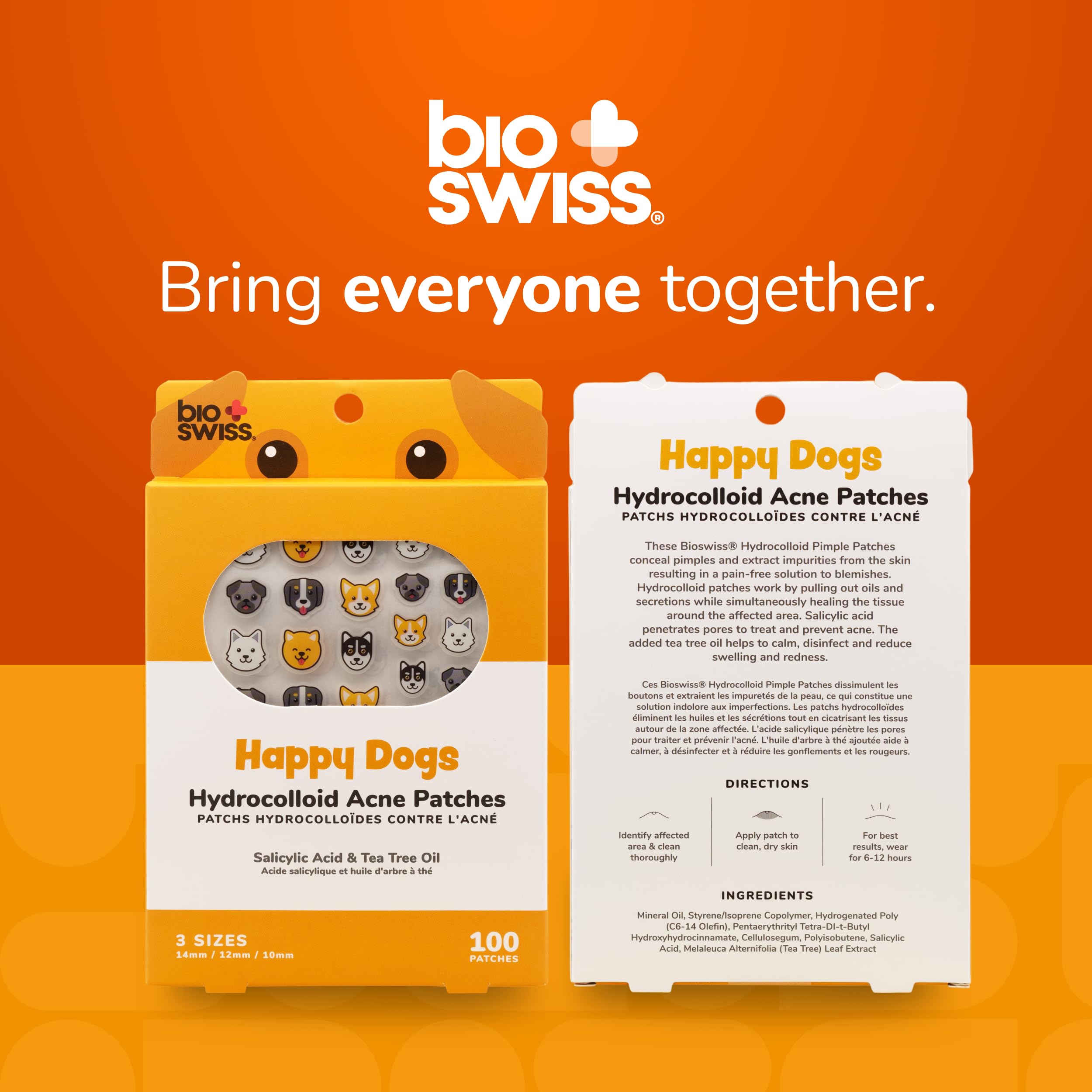 Texture fine des pansements BioSwiss Happy Dog absorbant les impuretés.