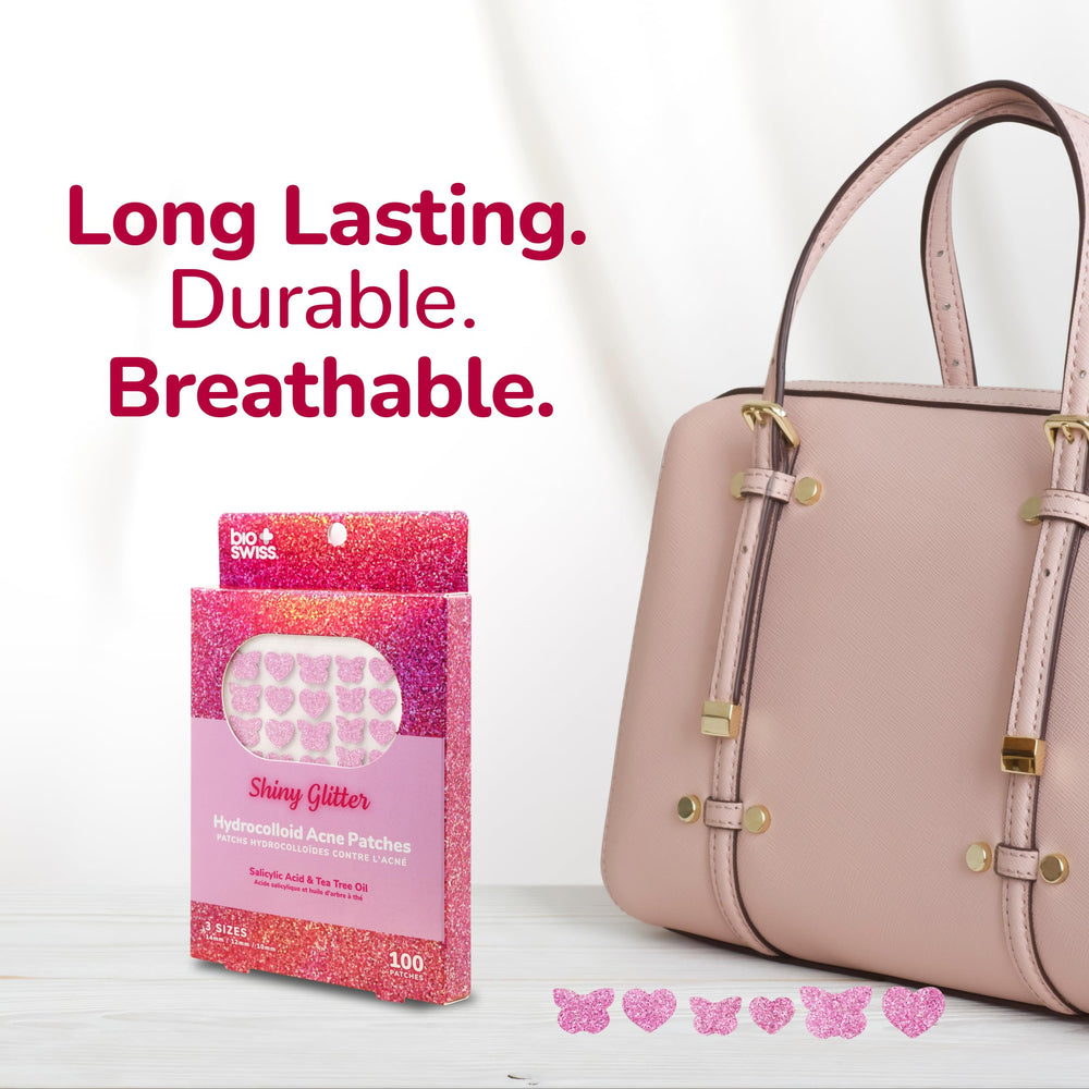 BioSwiss pansements acné variés, styles mignons pour usage quotidien.