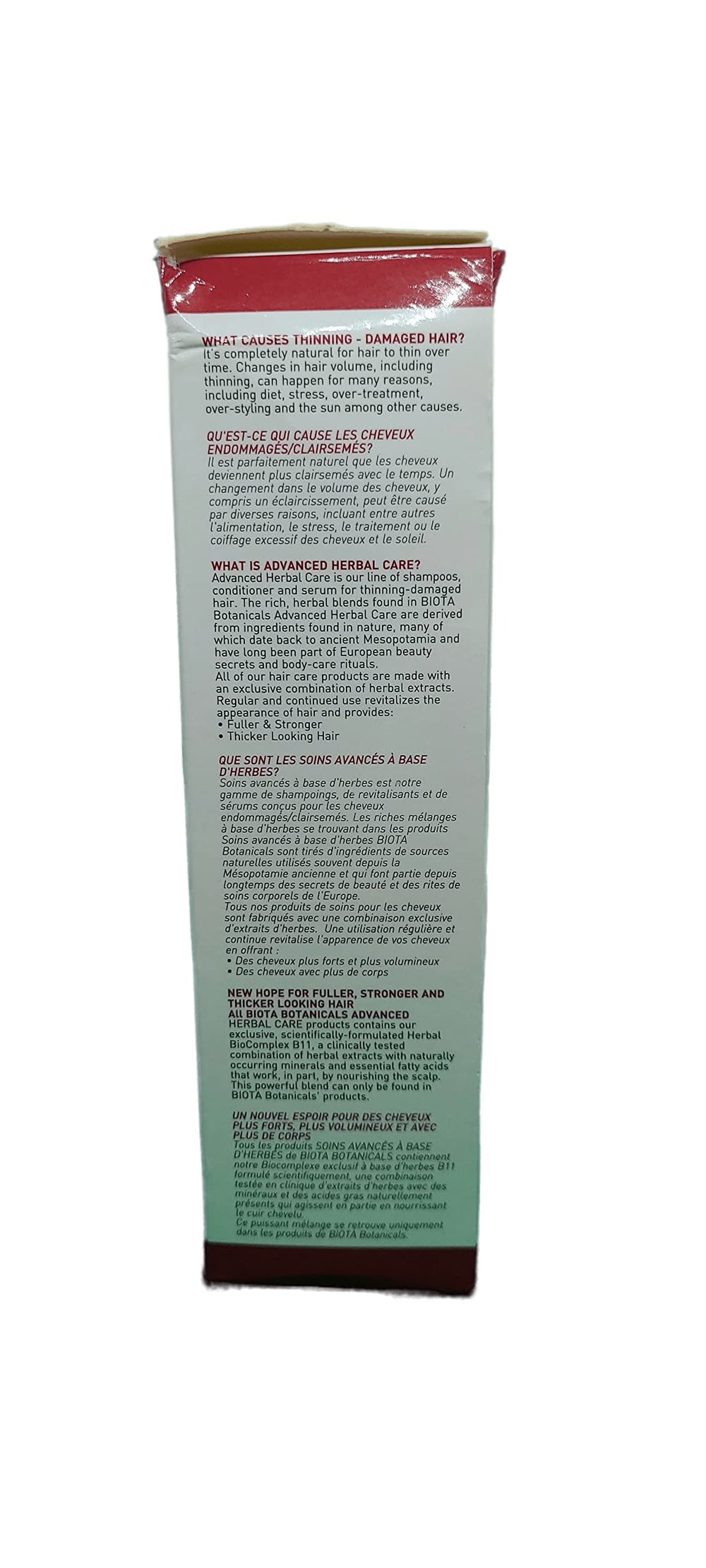 Biota Shampoing Brillance Cheveux Propres: cheveux nets et brillants après chaque lavage.