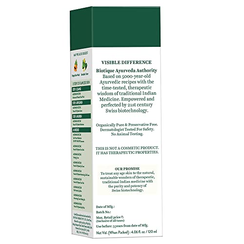 Biotique Morning Nectar texture emulsion legere pour absorption rapide.