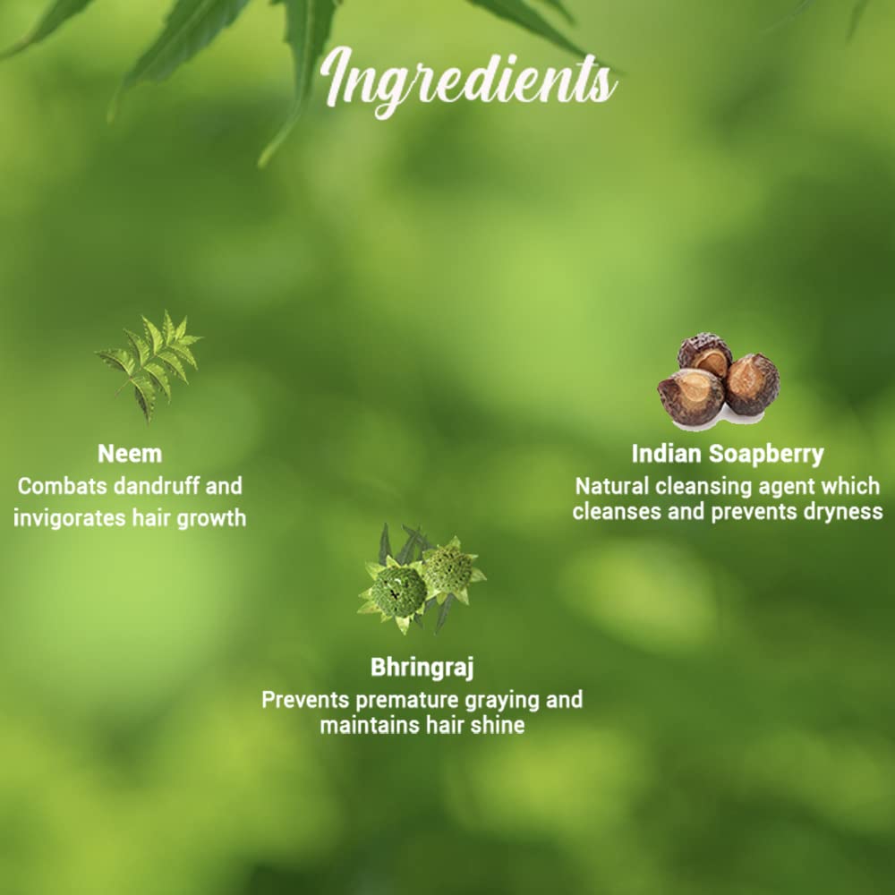 Biotique Neem Margosa: mousse lavante douce qui purifie le cuir chevelu.