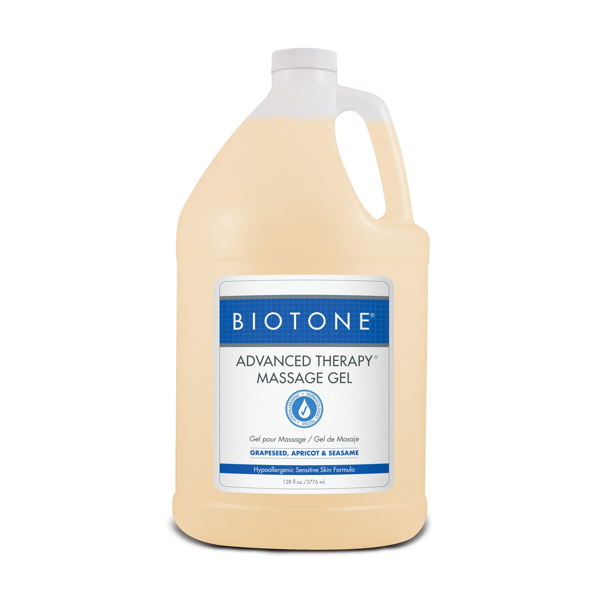 BIOTONE Gel de Thérapie Avancée : flacon qui verse pour une dose précise et sans huile.