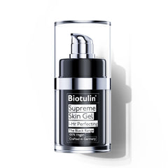 Biotulin front tube showing product packaging and quick wrinkle benefit