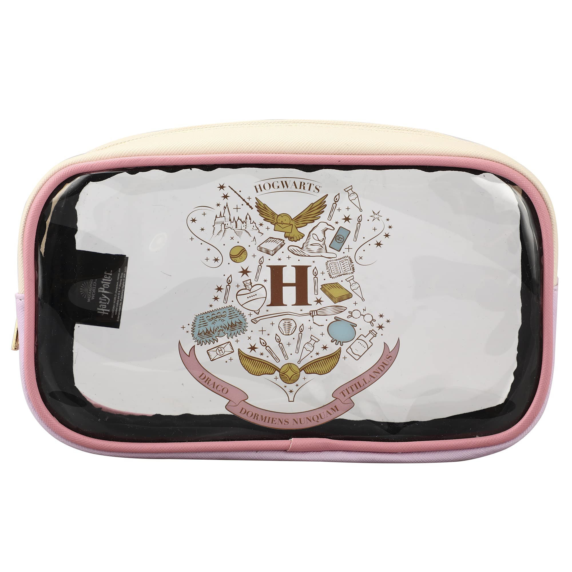 Bioworld Harry Potter – petit sac voyage en forme d’enveloppe avec sceau Hogwarts.