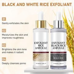 Duo Birunwer Exfoliation Riz, 2×100 ml, constitue une routine douce et efficace.