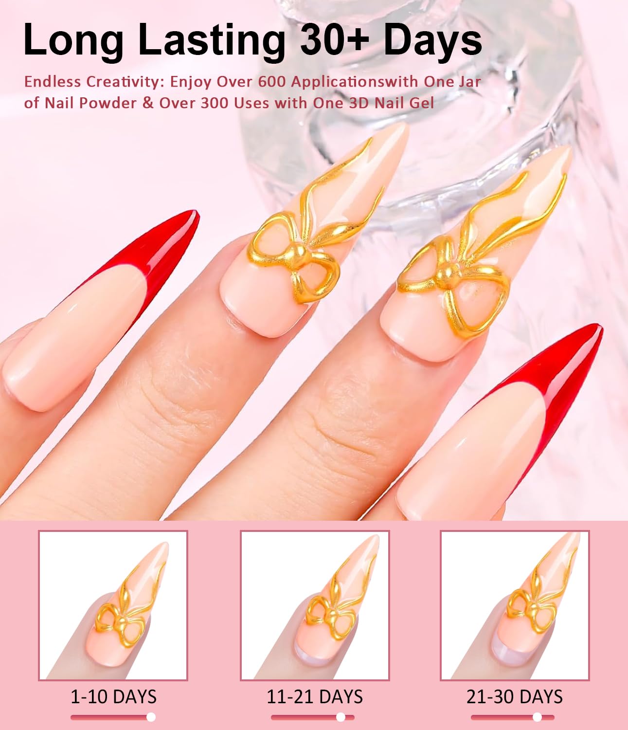 BISHENGYF gel sculptant 3D, création d'ongles sculptés et nets