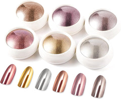 Poudre chrome or BISHENGYF pour un effet miroir durable sur les ongles
