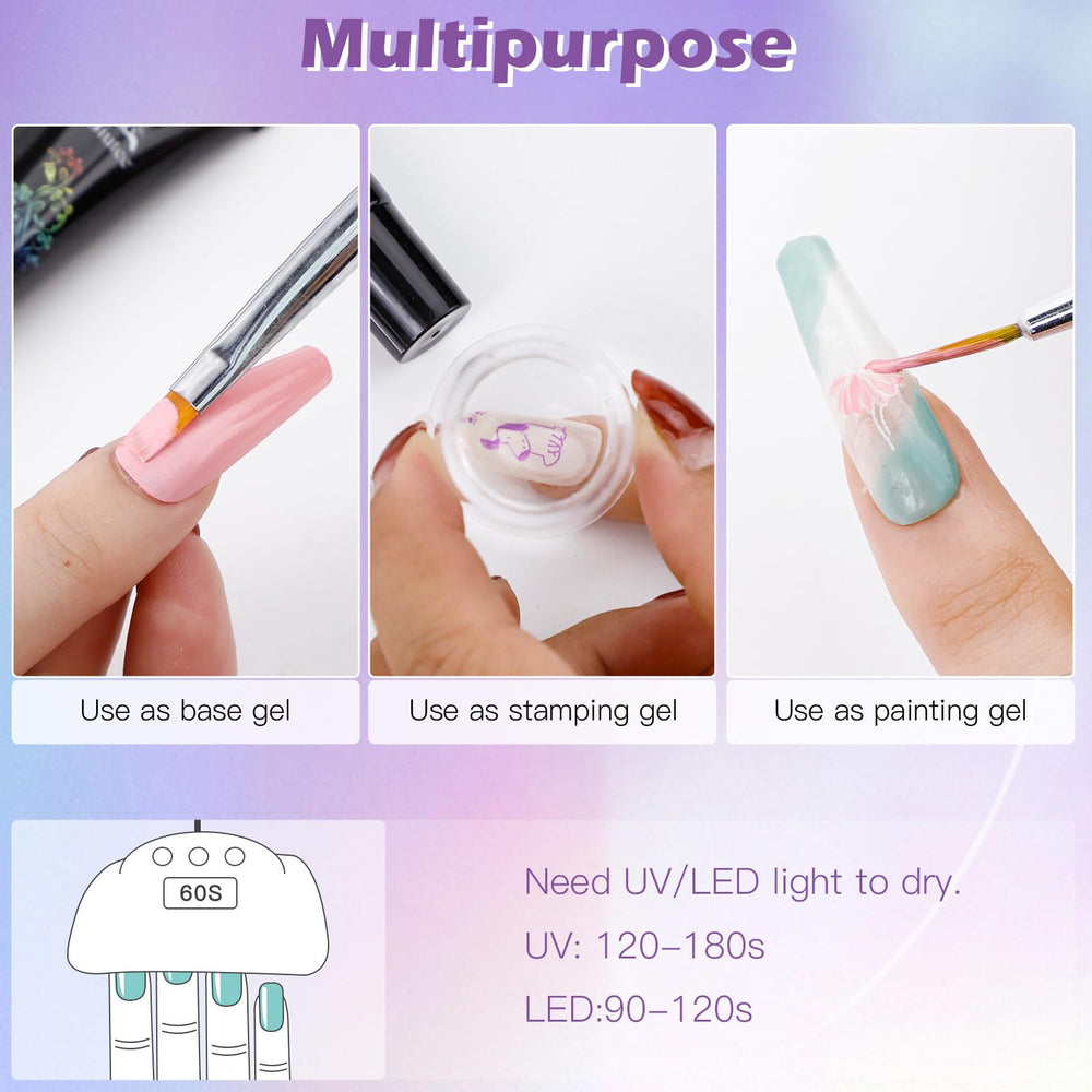 Biutee Coffret vernis stamping cadeau élégant prêt à offrir