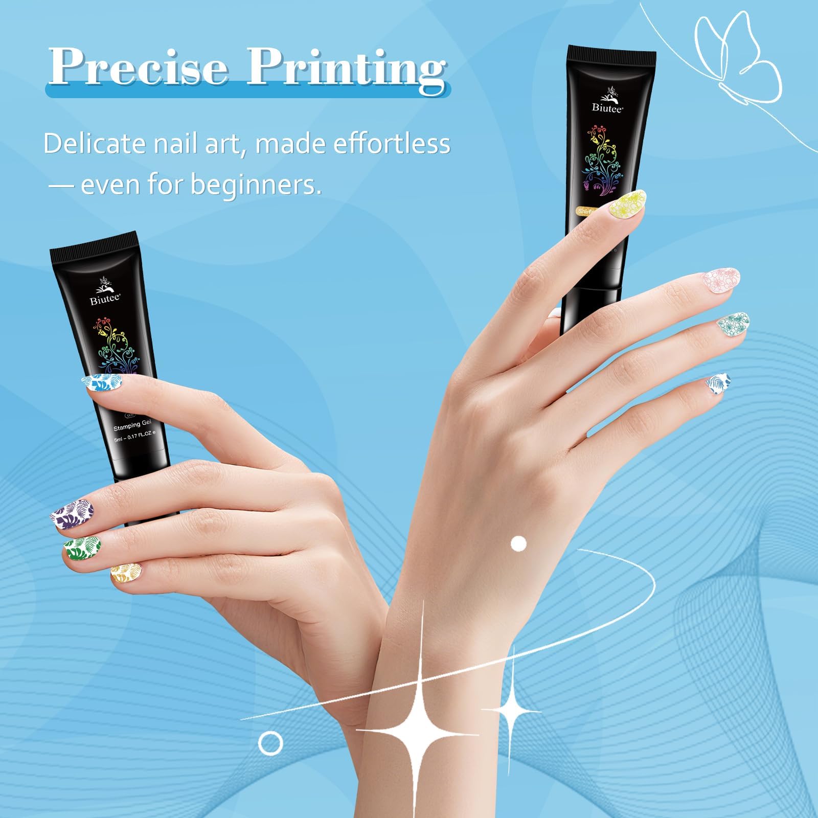 Biutee curing with LED or UV lamp ensures even, quick results