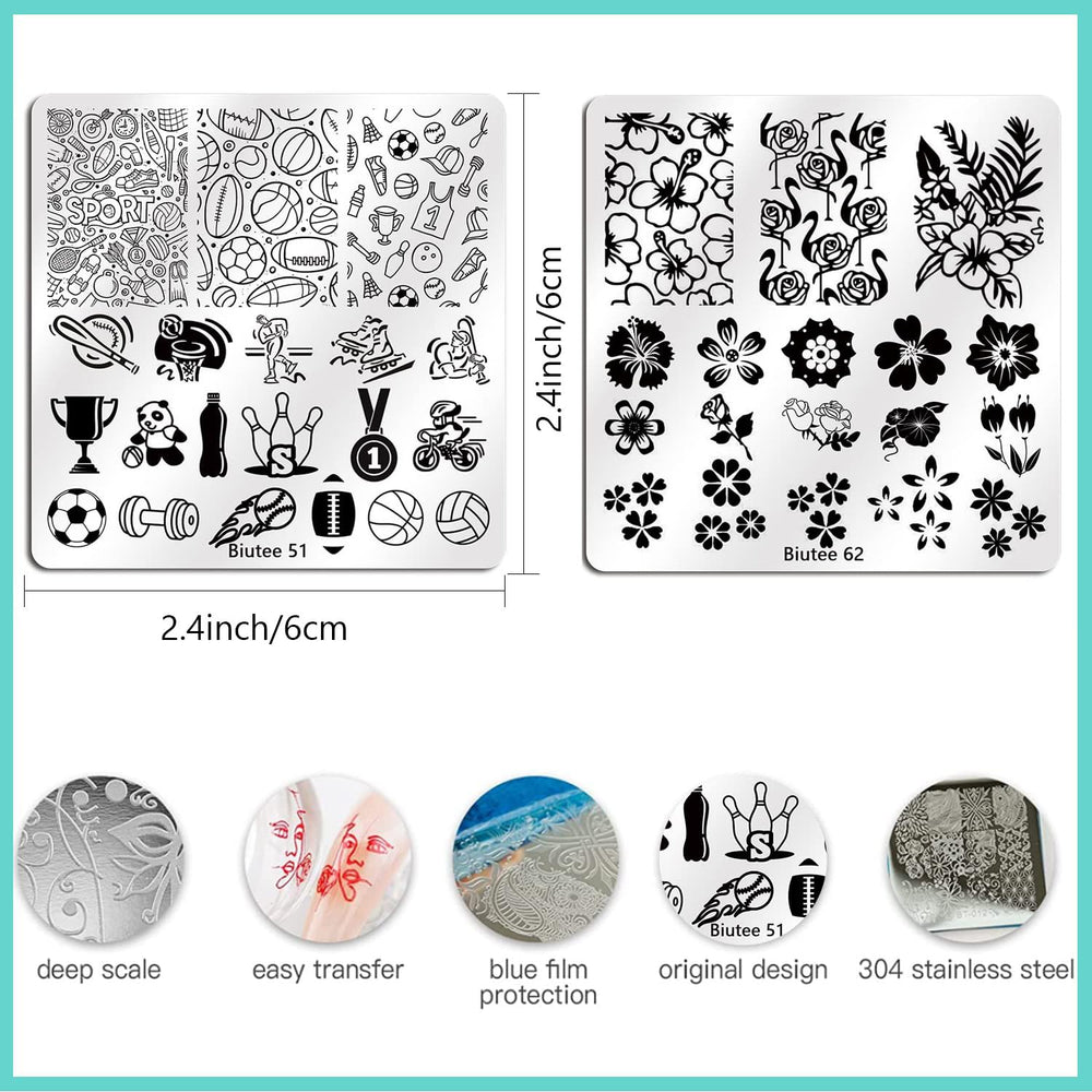 Biutee plaques stamping inox 304: durables et nettes.