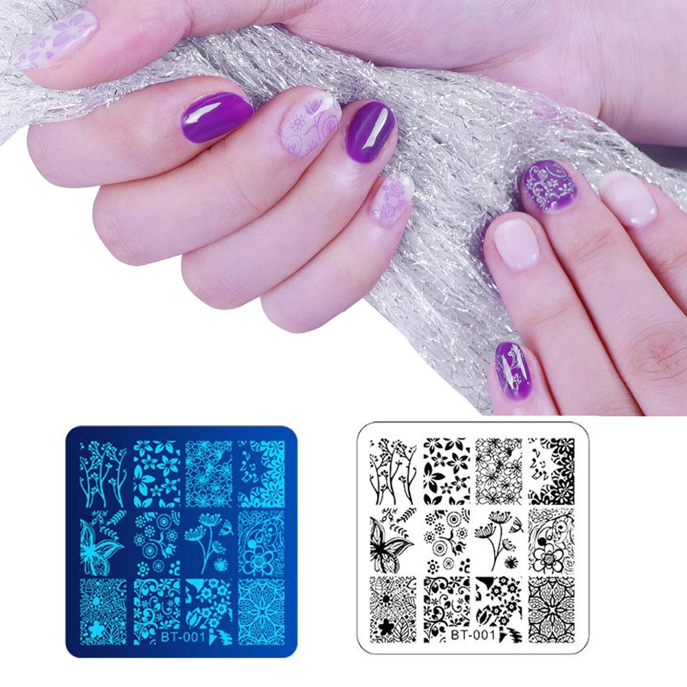 Biutee transfert design, motifs nets sur les ongles