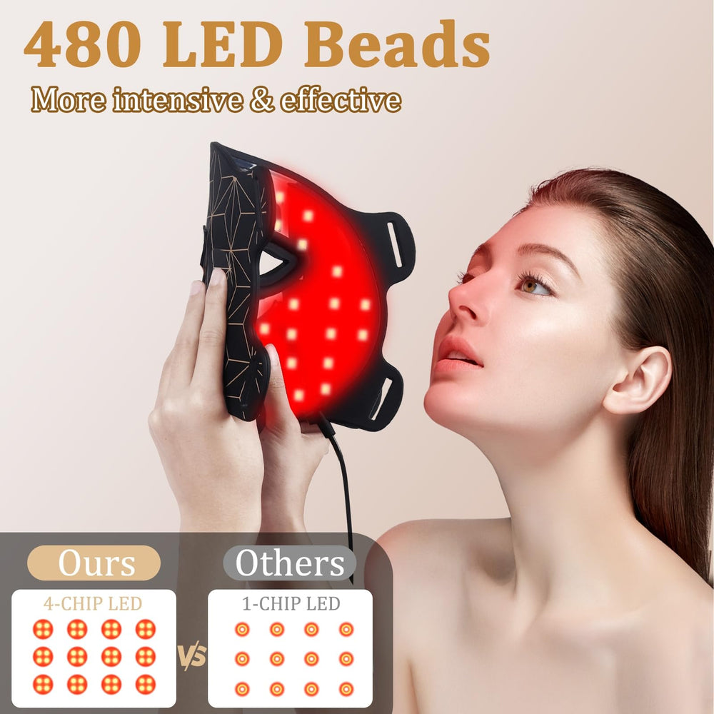 Masque biuufish 850 nm infrarouge pour soins à domicile