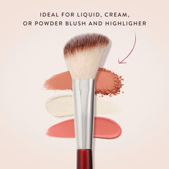 BK BEAUTY 112 pinceau-angle-visage-creme-blush idéal pour blush crème et poudre