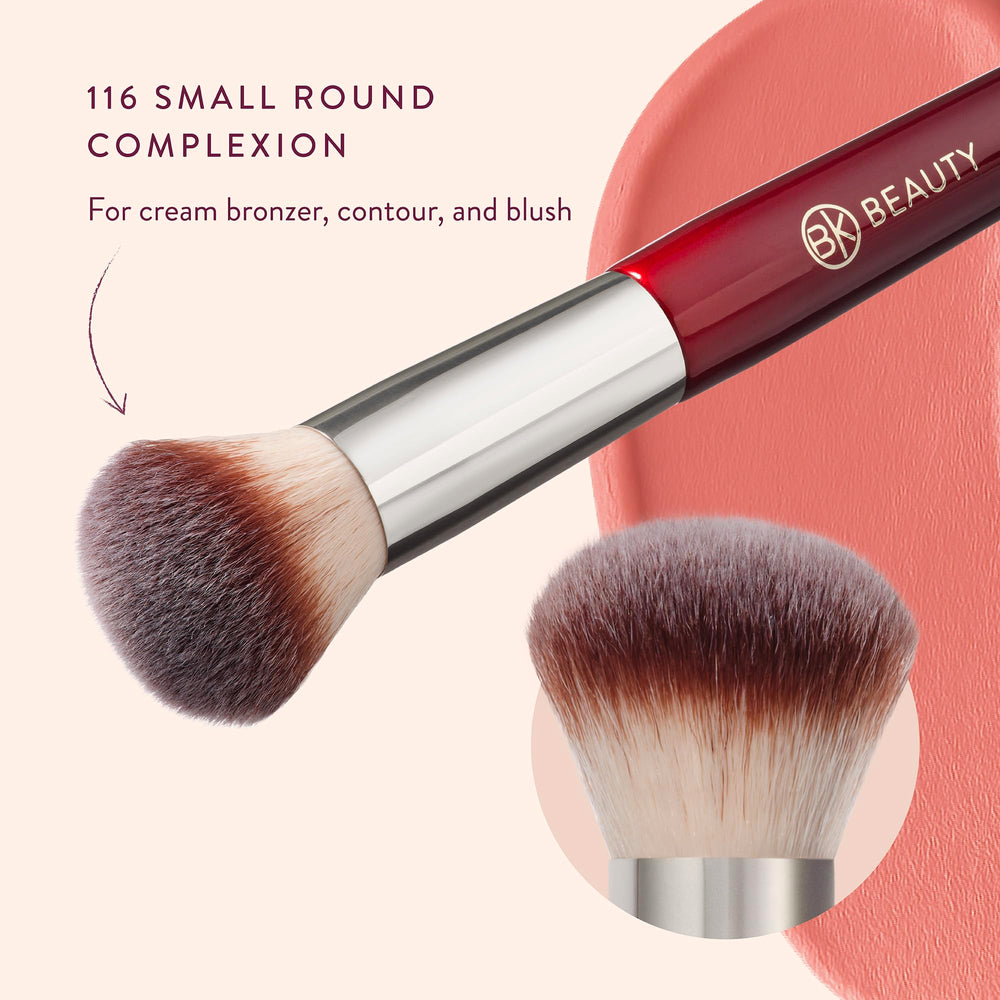 BK BEAUTY 116 pinceau compact rond pour blush crème — effet peau lisse