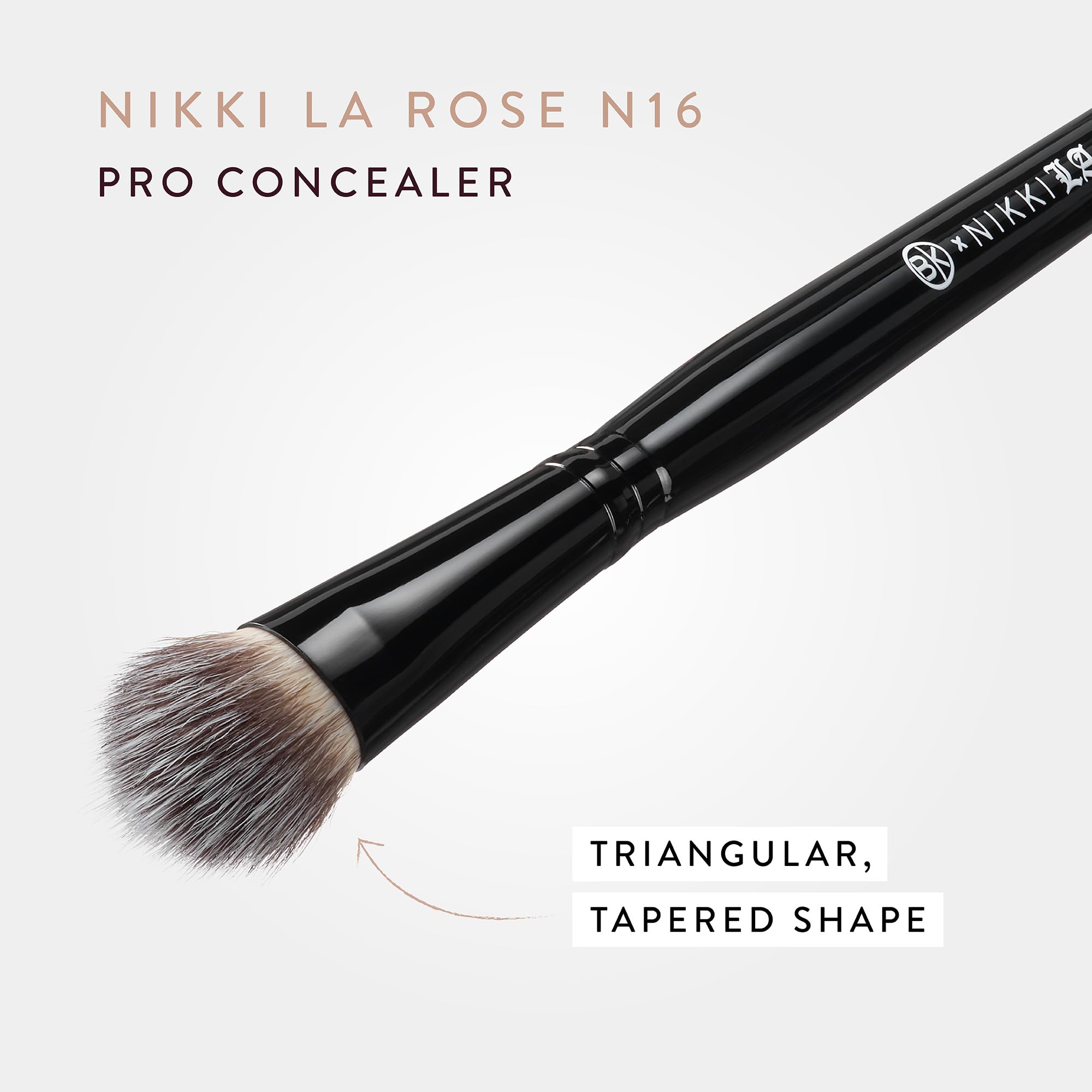 BK Beauty Nikki la Rose N16, poils véganes doux pour un fini sans traces.